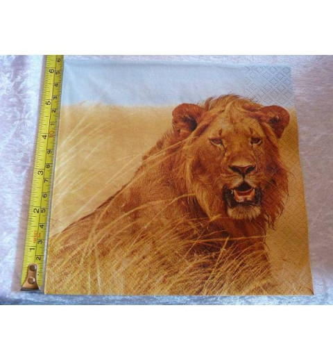 Serviette Löwe
