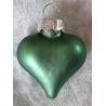 Glas Herz mint matt