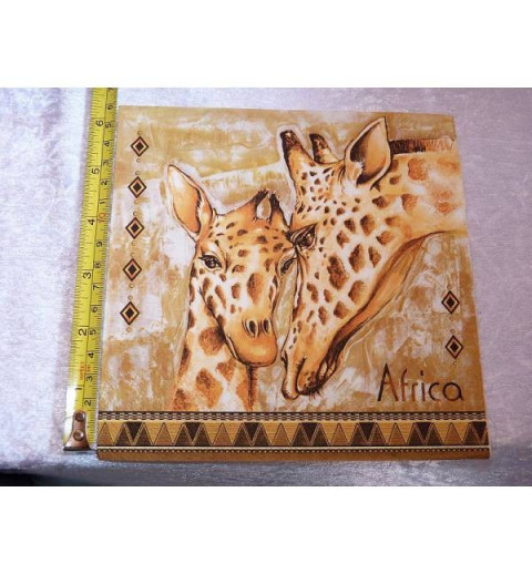 Serviette Giraffen