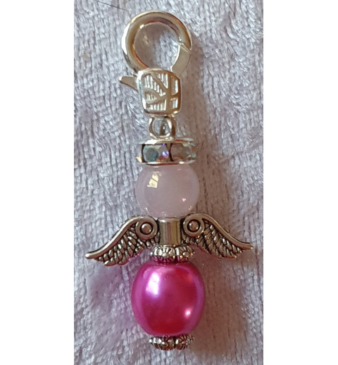Perlen Engel pink