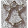 Metall Perle Engel silberfarbig