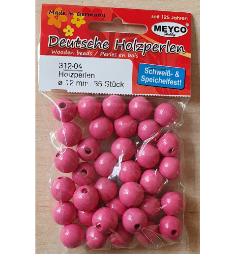 Holz Perlen rosa