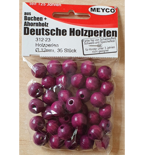 Holz Perlen beere