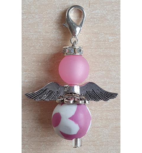 Perlen Engel rosa