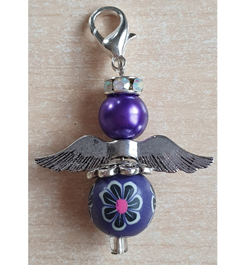 Perlen Engel violette