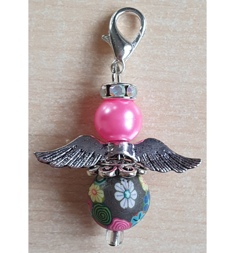 Perlen Engel pink