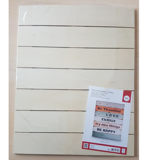 Holzlatten-Schild