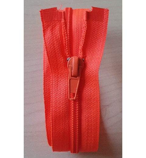 Reissverschluss neon orange