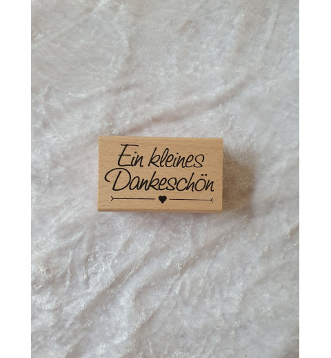 Holz Stempel Ein kleines....
