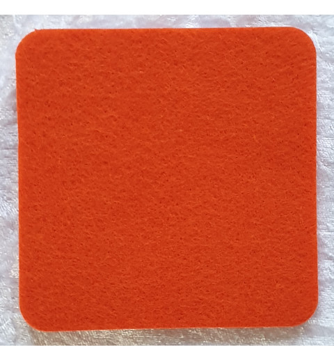 Filz Untersetzer orange