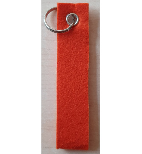 Filz Schlüsselanhänger orange