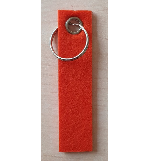 Filz Schlüsselanhänger orange
