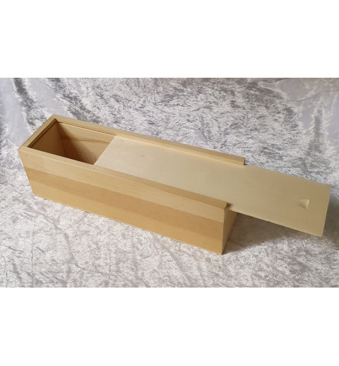 Holzkiste mit Schiebedeckel 1