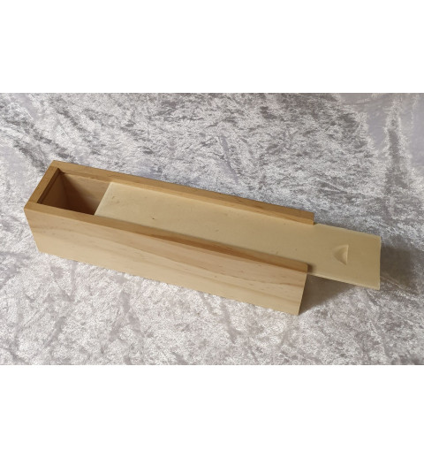 Holzkiste mit Schiebedeckel 2