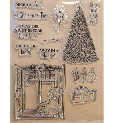 Clear Stamps Weihnachts-Fenster
