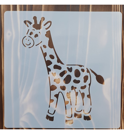 Schablone Giraffe