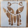 Schablone Fuchs