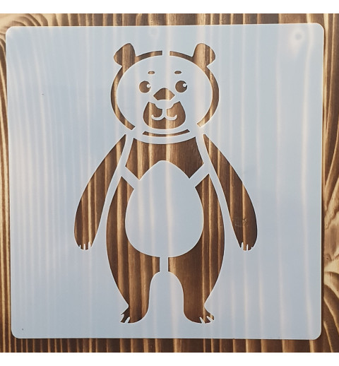 Schablone Bär