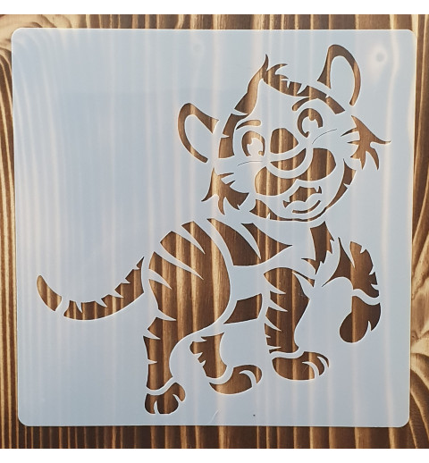 Schablone Tiger
