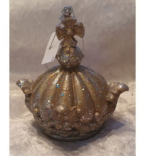 Krone gold Polyresin