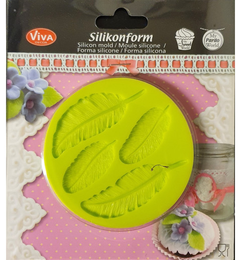 Silikon Form Federn