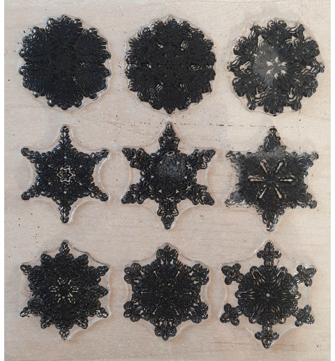Clear Stamps Schneeflocken