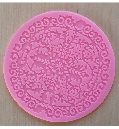 Dekormatte Silikon Schneeflocke