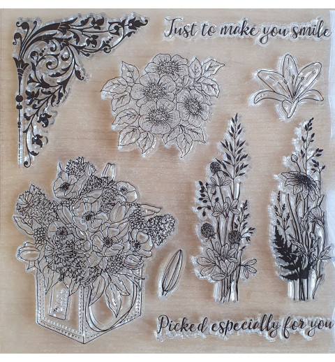 Clear Stamps Blume