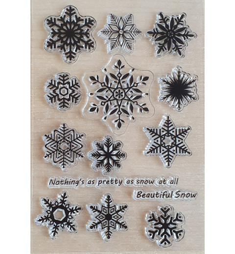 Clear Stamps Schneeflocken