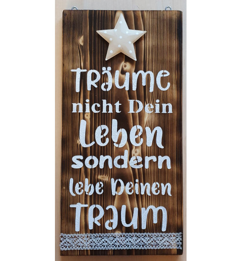 Schild Träume...