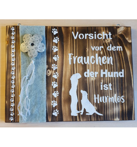 Schild Vorsicht...