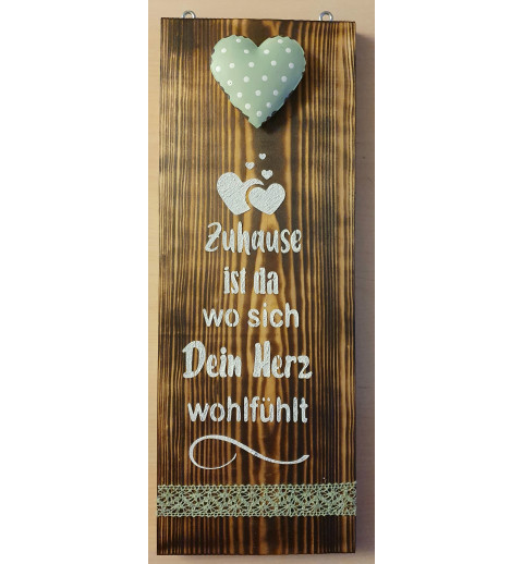 Schild Zuhause...