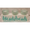 Teelicht Balken mint