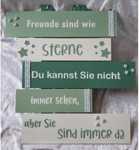 Schild Freunde...