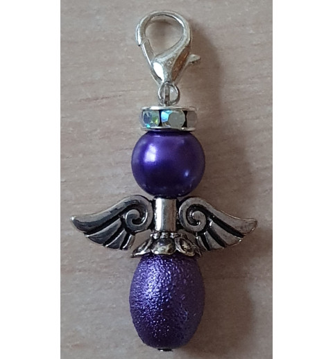 Perlen Engel violette