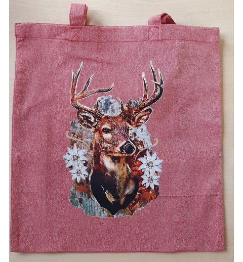 Baumwoll Tasche Hirsch