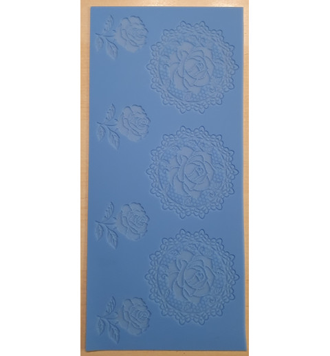 Dekormatte Silikon Rosen