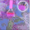 3D Pixel Bilde weisse Tiger