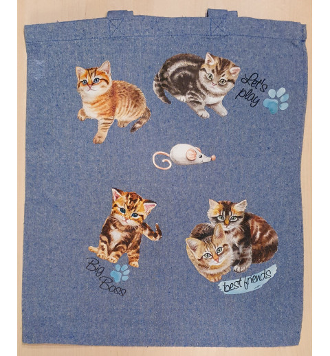 Baumwoll Tasche Katze