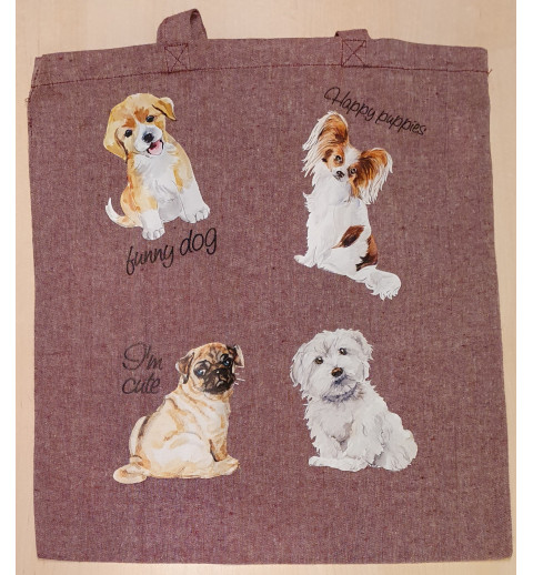 Baumwoll Tasche Hunde