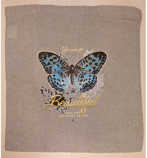 Baumwoll Tasche Schmetterling