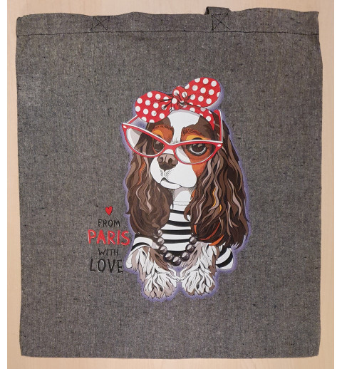 Baumwoll Tasche Hund