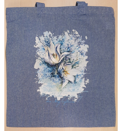 Baumwoll Tasche Lilien