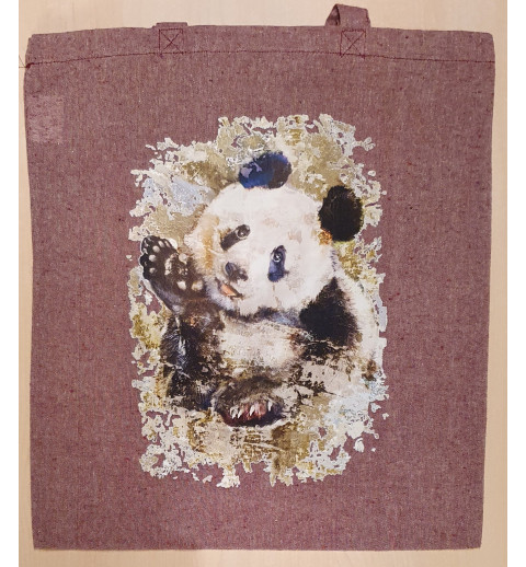 Baumwoll Tasche Pandabär