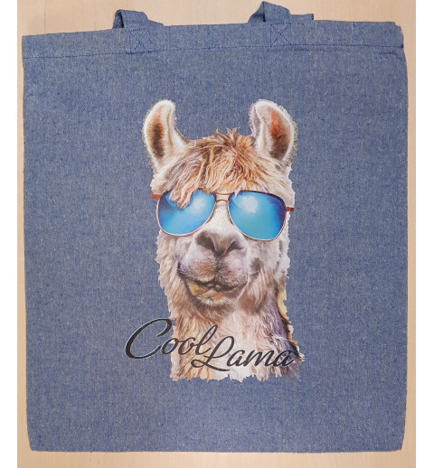 Baumwoll Tasche Lama