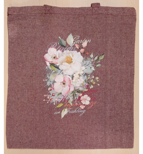 Baumwoll Tasche Blumen