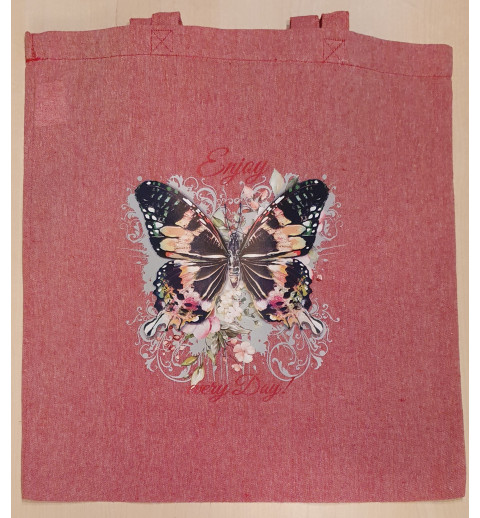 Baumwoll Tasche Schmetterling