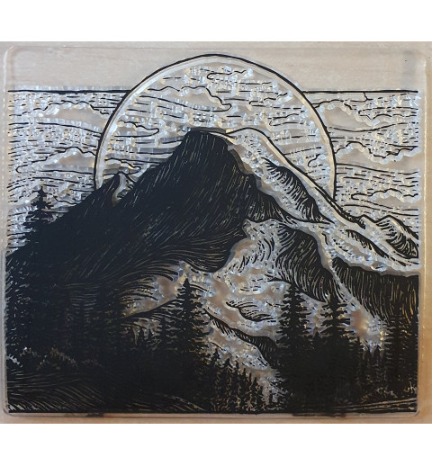 Clear Stamps Berg/Sonne