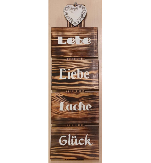 Schild Lebe....