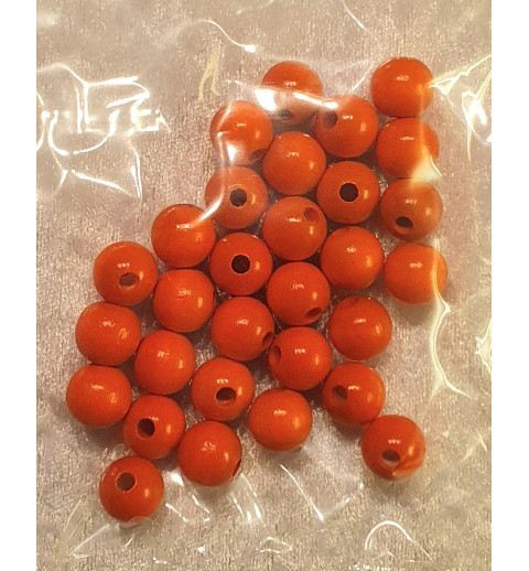 Holzperlen orange
